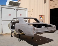 Blasted Car Body