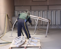Blasting of Roll Cage