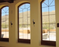 Custom Stained Window Frames
