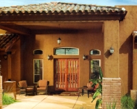 Custom Stained Entry Door