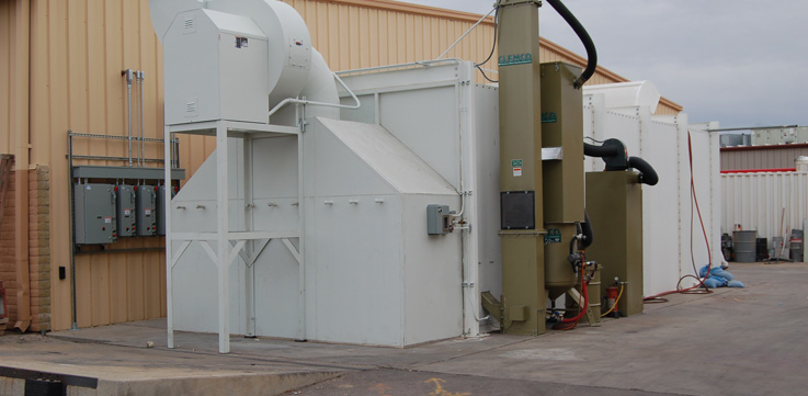 Abrasive Blasting Booth