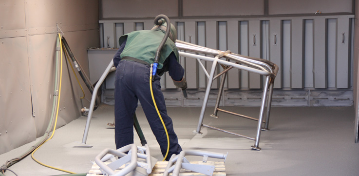 Abrasive Blasting in Action